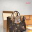LV ONTHEGO Catogram Capsule Collection by Grace Coddington / LV CARRYALL TOTE กระเป๋าทรงโท้ทลายใหม่ น้องหมาน่ารัก น่าใช้ จุได้แบบจุกๆ ภายในโล่งกว้าง ภาพถ่ายจากงานจริง พร้อมส่ง