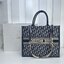 พร้อมส่ง 3 ไซส์ DIOR Large Dior Book Tote Blue Dior Oblique Embroidery กระเป๋าทรงโท้ท เกรดออริ สลับแท้ 1:1 ใช้ต่างประเทศได้