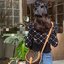 LV Tambourine Monogram Crossbody Bag กระเป๋าสะพายทรงสวย ดีไซน์คลาสสิควินเทจ งานหนังแคนวาสตัดสลับหนัง สายสะพายในตัวปรับได้ ถือเป็น clutch ออกงานก็ได้ ดูแพงมากๆ