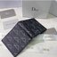 DIOR Wallet CD Diamond Canvas กระเป๋าสตางค์ใบสั้น พร้อมส่งที่ไทย ภาพสินค้าถ่ายจากงานขายจริง ใช้งานต่างประเทศได้