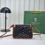 10 สี ORI หนังแท้ | GOYARD Plumet pouch-wallet กระเป๋าสะพายใบเล็กกะทัดรัด ดีไซน์กระเป๋าสตางค์ Plumet ดีไซน์มาพร้อมช่องใส่เหรียญ ธนบัตร และบัตรต่างๆ สามารถสะพายไหล่เป็นกระเป๋าสะพายข้างได้เหมือนกระเป๋าใบเล็ก