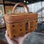 M.C.M ROCKSTAR VANITY CASE IN VISETOS กระเป๋าใส่เครื่องสำอางค์ ทรงกล่องสวย ที่สามารถใช้เป็น everyday bag สะพายได้ทุกวัน พกของสำคัญก็ยังได้ ใส่มือถือได้ทุกรุ่น ดีไซน์เอกลักษณ์ ใช้งานได้สะดวกด้วยซิปรูด ภายในมีช่องแบ่ง มาพร้อมสายสะพายและหูจับในตัว ปรับ