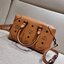 M.C.M SMALL E/W SOFT BERLIN CROSSBODY IN VISETOS ไอเท็มใหม่ในดีไซน์ทรงกระเป๋าเดินทางแบบคลาสสิค ย่อส่วนมาให้ใช้งานได้แบบสบายๆ พกพาสะดวก แมทช์ได้ทุกสไตล์ ใช้ได้แบบ unisex ใช้งานง่ายด้วยหูจับในตัว และซิปหลัก อะไหล่สีดำดูมีมิติตัดกับสีน้ำตาลคอนยัคได้เป็นอย่าง