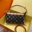 LOUIS VUITTON TAKASHI MURAKAMI X LOUIS VUITTON WHITE MONOGRAM MULTICOLORE POCHETTE ACCESSOIRES