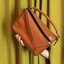 LOEWE CROSSBODY BAG VIP GIFT WITH PURCHASE GWP (**Size M**) กระเป๋าถือหรือสะพาย Limited จาก LOEWE PERFUME DUTY FREE วัสดุ Calfskin หนังแท้หนังสวยอยู่ทรงขนาดกำลังดีน้ำหนักเบา เปิดปิดด้วยซิป ภายในโล่งกว้างสามารถใส่กระเป๋าสตางค์ มือถือ ของใช้ได้เยอะ ด้านหลัง