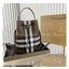 Burberry Brown Small TB Bucket Bag / BURBERRY MONOGRAM BUCKET BAG กระเป๋าถือ กระเป๋าสะพายครอสบอดี้ วัสดุหนังพิมลาย MONOGRAM โทนเข้ม