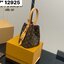 LV All In BB bag กระเป๋าทรงบัคเก็ตไซส์เล็กน่ารัก พร้อมใบลูกแยกใช้งาน และแม่กุญแจ/เนมแท็กสวยหรูโดดเด่น ดีไซน์คลาสสิคคงความเอกลักษณ์
