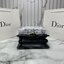 8" DIOR Mini Dior Ange Bag / Dior Clutch Bag Macrocannage CD clasp with white resin pearl กระเป๋าถือพร้อมสายสะพาย ประดับตัวล็อคมุก สวยงามเหนือกาลเวลา เกรดออริ 1:1