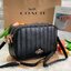 COACH C1569 JES CROSSBODY WITH LINEAR QUILTING ใหม่ล่าสุด!! กระเป๋าสะพายข้าง รุ่น 2 ซิป ใบใหญ่จุใจ ดีไซน์ใหม่ เพิ่มลูกเล่นให้ดูหรูหรายิ่งขึ้น วัสดุหนังสังเคราะห์บุเป็นลายเส้นสวยงาม เปิด-ปิดด้วยซิป 2 ช่องหลัก ใช้งานง่าย ทรงสวยมากๆรุ่นนี้ มาพร้อมสายสะพาย cr