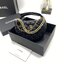 Chanel 23c Round Pouch / Chanel Pouch Black Gold-Tone Metal กระเป๋าสะพายกึ่งพอช ใบเล็กน่ารักน่าใช้ ถือไปไหนก็อัพลุคปัง เกรดออริ 1:1 ใช้งานต่างประเทศได้
