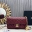 ORI หนังแท้ | Chanel Classic Flap Bag กระเป๋าสะพายรุ่นคลาสสิก สายประดับบอลโลโก้สวยหรูอะไหล่สีทองสวยงาม