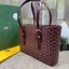7 สี ORI หนังแท้ | GOYARD Goyardine Sac Marie Galante 35cm / Goyard Tote Bag กระเป๋าสะพายทรงโท้ท พร้อมหูจับใช้งานง่าย ภายในโล่งกว้าง หรูหราลงตัว