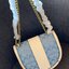 COACH ALIE SADDLE BAG IN SIGNATURE JACQUARD (C4694//C3464) New item!! กระเป๋าสะพายทรง saddle ดีไซน์วินเทจย้อนยุค แฝงความหรูในตัวด้วยอะไหล่สีทองเหลือง โดดเด่นไม่ซ้ำใครแน่นอน วัสดุผ้า jacquard สลับหนังแท้ ภายในเป็นช่องโล่ง มาพร้อมสายสะพายครอสบอดี้ ที่สามารถ