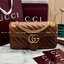 ORI | หนังแท้ GG Marmont small shoulder bag กระเป๋าสะพายข้างรุ่นคลาสสิค ดูแพง อัพลุคได้สบายๆ ด้านหลังดีไซน์รูปหัวใจ