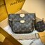 LV Multi Pochette Accessoires Monogram / LV Pochette กระเป๋าสะพายมัลติฟังก์ชั่น สุดฮอต ดีไซน์คลาสสิควินเทจ สะพายปรับลุคได้หลายสไตล์ รับรองคุ้มค่าจริงๆจ้า เกรดออริ เทียบแท้