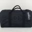 travel & fitness bag กับ Chanel VIP Gift Bag Travel Bag Gym Duffel Weekend จากงานพรีเมี่ยมกิ้ฟแบรนด์หรูอย่าง Chanel ของแท้100% ตัวกระเป๋าเป็นผ้า Oxford หนาอย่างดี *ปักโลโก้หนังสีดำ เปิดปิดด้วยซิปแบรนด์ อะไหล่คุณภาพเยี่ยม ด้านในจุของได้เยอะมากๆ ใส่เสื้อผ้า