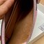 ของแท้ COACH SMALL WRISTLET IN COLORBLOCK SIGNATURE ((32445)) ✔️กระเป๋าคล้องมือ วัสดหนัง pvc อย่างดี ลายซิกเนเจอร์