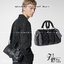 LV Keepall Bandouliere 25 Monogram Eclipse Canvas กระเป๋าสะพายใบเล็กสีดำคลาสสิก เกรดออริ 1:1 ใช้งานต่างประเทศได้