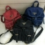 PRADA MINI BACKPACK with chain กระเป๋าเป้ size mini premium gift จากแบรนด์ Prada ขนาดกำละงน่ารัก ปรับสะพายได้หลายทรง วัสดุ nylon เปิดปิดด้วยกระดุมแม่เหล็ก ด้านหน้ามีช่องเล็ก น้ำหนักเบา ภายในมีช่องเล็ก และช่องซิป จุได้เยอะ ซับได้ 100& polyester มีหูหิ้วจับ