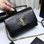 ORI หนังแท้ | YSL Sunset medium in smooth leather กระเป๋าสะพายข้างดีไซน์เรียบหรู โลโก้สวยโดดเด่น ไอเท็มขึ้นแท่น the best seller!!
