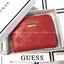 GUESS Women’s Small Wallet กระเป๋าสตางค์แบบสั้น อะไหล่ทอง หนังปั้มลายสวยหรู