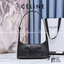 หนังแท้ CELINE SHOULDER BAG CUIR TRIOMPHE IN SMOOTH CALFSKIN ภาพสินค้าถ่ายจากงานขายจริง ใช้งานต่างประเทศได้