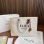 CELINE TOTE BAG / Celine Horizontal Cabas in Canvas with Celine print and calfskin 16" ไอเท็มสุดคิ้วท์ งานผ้าแคนวาสทรงชอปปิ้ง ตะเข็บสวย ปั๊มอะไหล่ ดีไซน์ทรง Shopping