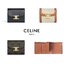 พรีเมี่ยมกิ๊ฟแท้ 100% 】CELINE SHORT WALLET VIP GIFT WITH PURCHASE (GWP) พรีเมี่ยมกิ๊ฟ Limited จาก CELINE HAUTE PARFUME DUTYFREE COUNTER หนังเรียบสวยอยู่ทรงมีโลโก้ด้านหน้าเปิดปิดด้วยฝาพับกระดุม