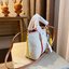 TORY BURCH SMALL CANVAS TOTE BAG กระเป๋าทรง SHOPPING ใบขนาดกลาง ผ้าแคนวาสคาดหนังแท้