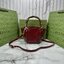 GUCCI Mini bamboo top handle tote bag กระเป๋าสะพายทรงตะกร้า หูจับลายไม้ไผ่ตัดสีได้อย่างลงตัว ถือแล้วดูขับผิวสวยงาม งานหนังแท้หนังเงาดูแพง ให้ความรู้สึกถึงงานฝีมือที่โดดเด่น ด้วยฐานทรงหกเหลี่ยม พร้อมส่งที่นี่ก่อนใคร รีบจับจองเลยน้า