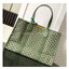 GOYARD Villette Jacquard Tote Bag MM กระเป๋าทรงโท้ทใบใหญ่ หนังแท้สวยเนี๊ยบ เกรดท็อปออริ สลับแท้ 1:1 เกรดดีสุด ใช้ต่างประเทศได้ ผ่านทุก ตม.