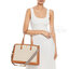 TORY BUTCH SMALL WALKER CANVAS กระเป๋าถือ หรือสะพาย TORY BURCH เปิด - ปิดกระเป๋าด้วยกระดุมแม่เหล็ก ด้านในแบ่งเป็น 3 ช่อง มีช่องซิปตรงกลาง และมีช่องซิปเล็กอีก 1 ช่อง ช่องใส่ของ 1 ช่อง หูจับสูง 14 cm มาพร้อมสายสะพายยาว สามารถถอดและปรับได้ Free Size ค่ะ