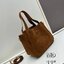 PRADA Suede Shopping Tote bag กระเป๋าทรงช้อปปิ้ง งานหนังกลับสวยเก๋ สวยเด่นเป็นเอกลักษณ์มาก ดีไซส์ทรงสวยหูจับในตัว ภายในโล่งกว้าง ใส่ของสำคัญได้สบายๆ