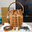 M.C.M Dessau Drawstring Bag in Visetos / M.C.M Mini bucket bag in Visetos and nappa leather กระเป๋าทรงบัคเก็ตเชือกรูด มีสายให้ 2 เส้น ถือหรือสะพายได้ ทรงสวยตั้งอยู่ทรง รุ่นลิมิเต็ดใหม่ล่าสุด สายยาว Crossbody ปรับระดับได้ เปิด-ปิดโดยเชือกรูด ภาพถ่ายจากสินค