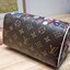 LV x TM Speedy Bandoulière 20 bag Monogram Flower กระเป๋าทรงหมอน รุ่นท็อปฮิต กับดีไซน์ใหม่โดดเด่นสดใสด้วยการตกแต่งลายพิมพ์ไม่เกร่อ มาพร้อมกุญแจล็อคให้ ขนาดกำลังดี กะทัดรัด