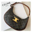 CELINE AVA TRIOMPHE SOFT BAG IN TRIOMPHE CANVAS AND CALFSKIN / CELINE SHOULDER BAG วัสดุ TRIOMPHE CANVAS รุ่นใหม่ล่าสุดดีไซน์สวยหรู หนังสวยอยู่ทรง ภายในโล่งกว้าง