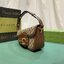10" GUCCI HORSEBIT 1955 SMALL SHOULDER BAG by an asymmetrical shape กระเป๋าสะพายไหล่ดีไซส์รูปทรงร่วมสมัย