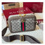 Gucci Ophidia trunk shoulder bag กระเป๋าทรงสะพายทรงแมสเซ็นเจอร์ขนาดกะทัดรัด ทรงกล่องสวยคลาสสิค ดีไซน์แถบคาดโดดเด่น สวย หรู โดดเด่นด้วยแถบสีเขียวแดงเป็นเอกลักษณ์ ใบนี้แมทช์ได้กับทุกลุค