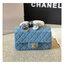 Chanel Blue Denim CC Pearl Crush Mini Bag / Chanel Classic mini denim bag กระเป๋าสะพายทรงคลาสสิกเดนิม ไอเท็มเข้าใหม่ที่ต้องรีบมีสวยก่อนใคร รับรองคุ้มค่าและถูกใจแน่นอนน้า