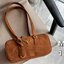 PRADA Suede Shoulder Bag กระเป๋าถือ/สะพายไหล่สุดชิค งานหนังกลับสวยเก๋ สวยเด่นเป็นเอกลักษณ์มาก ดีไซน์เรียบแต่มากมีอยู่จริง สวยดูแพง ที่ไม่มีตอนนี้คือพลาด