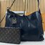 LV Bolso CarryAll Dark MM Handbag 40cm กระเป๋าสะพายใบใหญ่ เกรดออริ 1:1 ใช้งานต่างประเทศได้