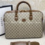 Gucci Supreme Briefcase 40cm GG Supreme work bag / GG laptop bag กระเป๋าสะพายใบใหญ่ ใส่โน้ตบุค/เอกสารได้ พร้อมส่งที่ไทย ภาพสินค้าถ่ายจากงานจริง GG Supreme work bag with Web shoulder strap