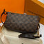 พรีเมี่ยมกิ๊ฟแท้ 100% 】หนังแท้ Louis Vuitton Monogram Canvas POCHETTE ACCESSOIRES Handbag