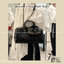 ORI หนังแท้ | Chanel Large Bowling Bag Crumpled Leather / Chanel Keepall Bag กระเป๋าถือ กระเป๋าสะพายรุ่นใหม่ล่าสุด ดีไซน์หนังยับเงา รูปแบบเรียบหรูหราใช้งานง่าย สวยงามตามแบบฉบับแบรนด์
