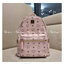 SMALL M.C.M STARK STUDS SMALL BACKPACK IN VISETOS Best seller Unisex backpack กระเป๋าเป้ดีไซน์เอกลักษณ์ รุ่นขายดี ใช้ได้ทั้งหนุ่มๆและสาวๆ ตกแต่งหมุดอะไหล่สี gun metal เรียบหรู วัสดุหนังแคนวาสคุณภาพดี เปิด-ปิดด้วยซิป ภายในโล่งกว้าง จุของได้เยอะ สายสะพายสาม