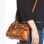 M.C.M Heritage Visetos Coated Canvas Satchel คอลเลคชั่นใหม่ล่าสุด ดีไซน์ไซส์กะทัดรัด เหมาะกับการเก็บของสำคัญของสาวๆ ได้อย่างมั่นใจ สะพายได้แบบคล่องตัว กระเป๋าสะพายข้าง ตัวกระเป๋าเป็นหนังแคนวาสคุณภาพ ภายในเป็นช่องโล่ง สาวๆได้พกพาใบนี้ไปทำกิจกรรมได้ตามสะดวก