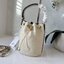 TORY BURCH mini T Monogram leather bucket bag กระเป๋าบัคเกต ไซต์ mini คอลเลกชันหนัง T Monogram ลายซิกเนเจอร์หนังปั้มลายนูน