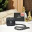 พรีเมี่ยมกิ๊ฟแท้ 100% 】CHANEL MINI BLACK CAVIAR BAG VIP GIFT WITH PURCHASE (GWP) พรีเมี่ยมกิ้ฟ Chanel Lotte Duty Free รุ่นใหม่ล่าสุดไอเท็มแนะนำ กำลังฮิตสุดๆวัสดุหนังคาเวียร์สุดคลาสสิคเปิดปิดด้วยฝาปิดกระดุม ด้านหน้าประดับโลโก้แบรนด์อะไหล่เงินสวยหรูดูดีมาพร