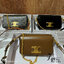 20cm CELINE SHOULDER BAG TRAPEZE IN SHINY CALFSKIN / CELINE POCHETTE BAG / CELINE TRIOMPHE BAG small รุ่นใหม่ล่าสุด ไม่มีไม่ได้เลยกับไอเท็มสุดคลาสสิค กระเป๋าสะพาย ทรงพอชสวยอยู่ทรง ดูดี ดูแพง สายถอดได้ ใช้งานสะดวก