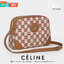 พรีเมี่ยมกิ๊ฟแท้ 100% 】พร้อมส่งที่ไทย ที่นี่ที่เดียว CELINE Camera Bag In Textile With Triomphe Embroidery